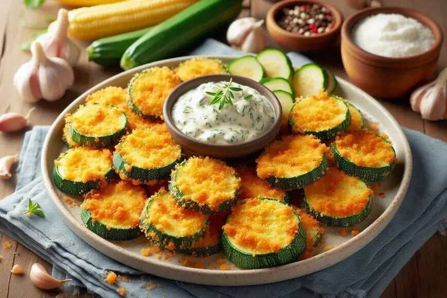 Zucchinischeiben Heißluftfritteuse Zucchinischeiben Heißluftfritteuse